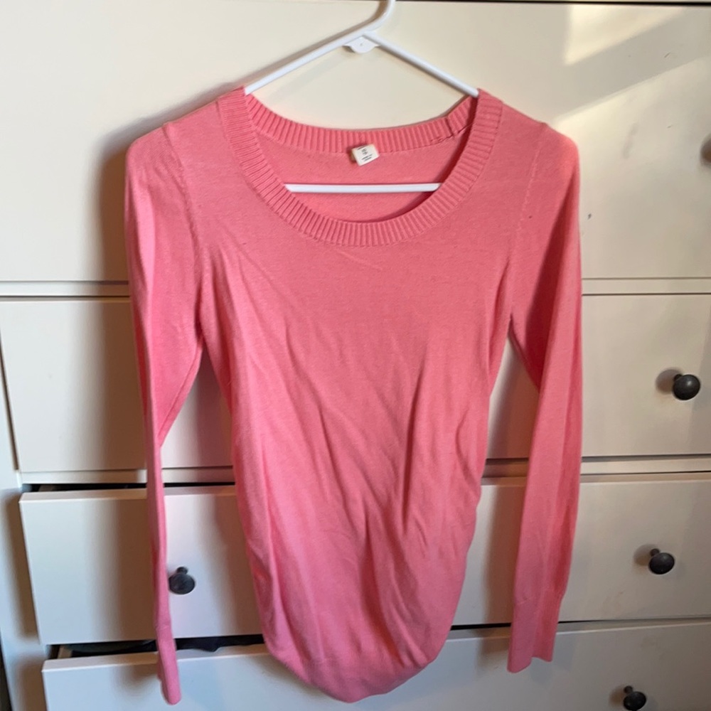 XSmall maternity tunic coral